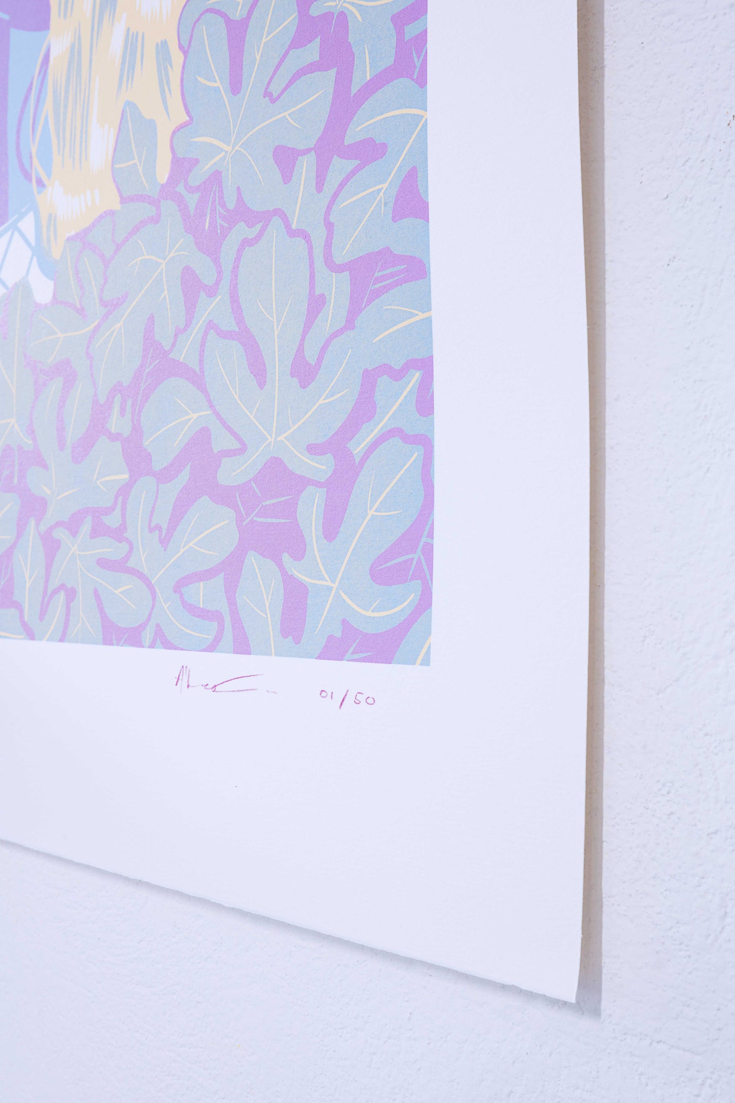 Smoke signal, 2025, silkscreen print, 70x50cm with  Ouch*#^?!